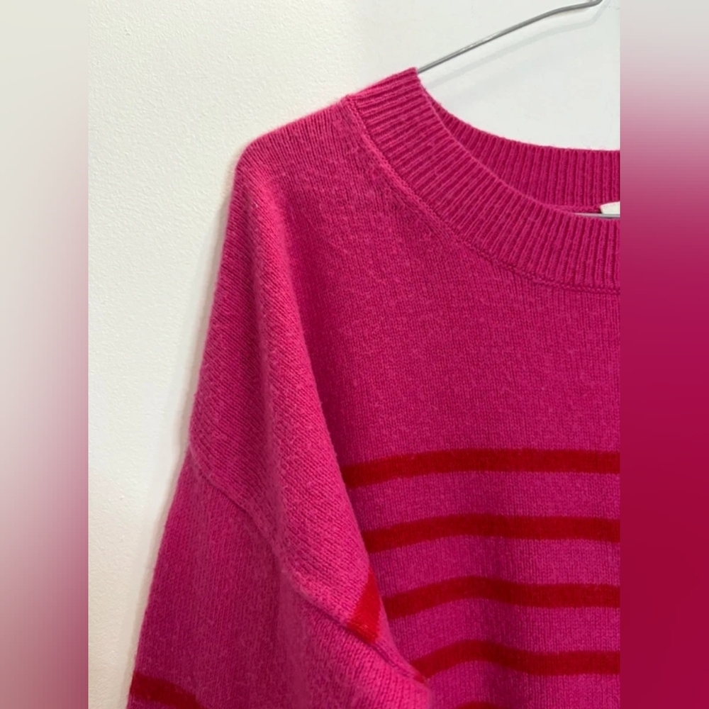 Striped Pink Sweater - Picture 3 of 6